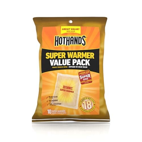 HotHands Super Warmers Value Pack, 10 Warmers (H16181)