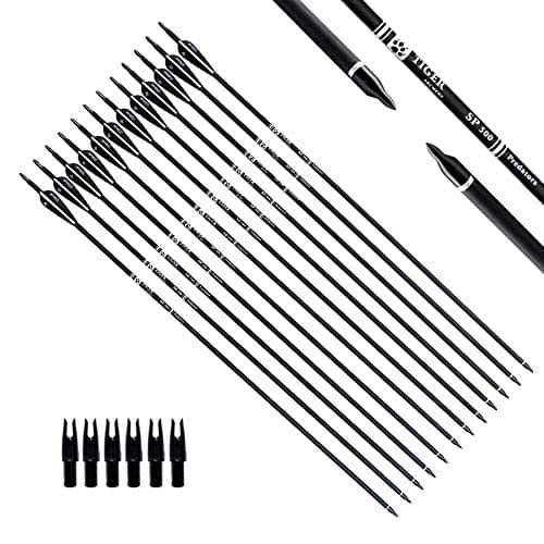 Tiger Archery 30" Carbon Practice Arrows
